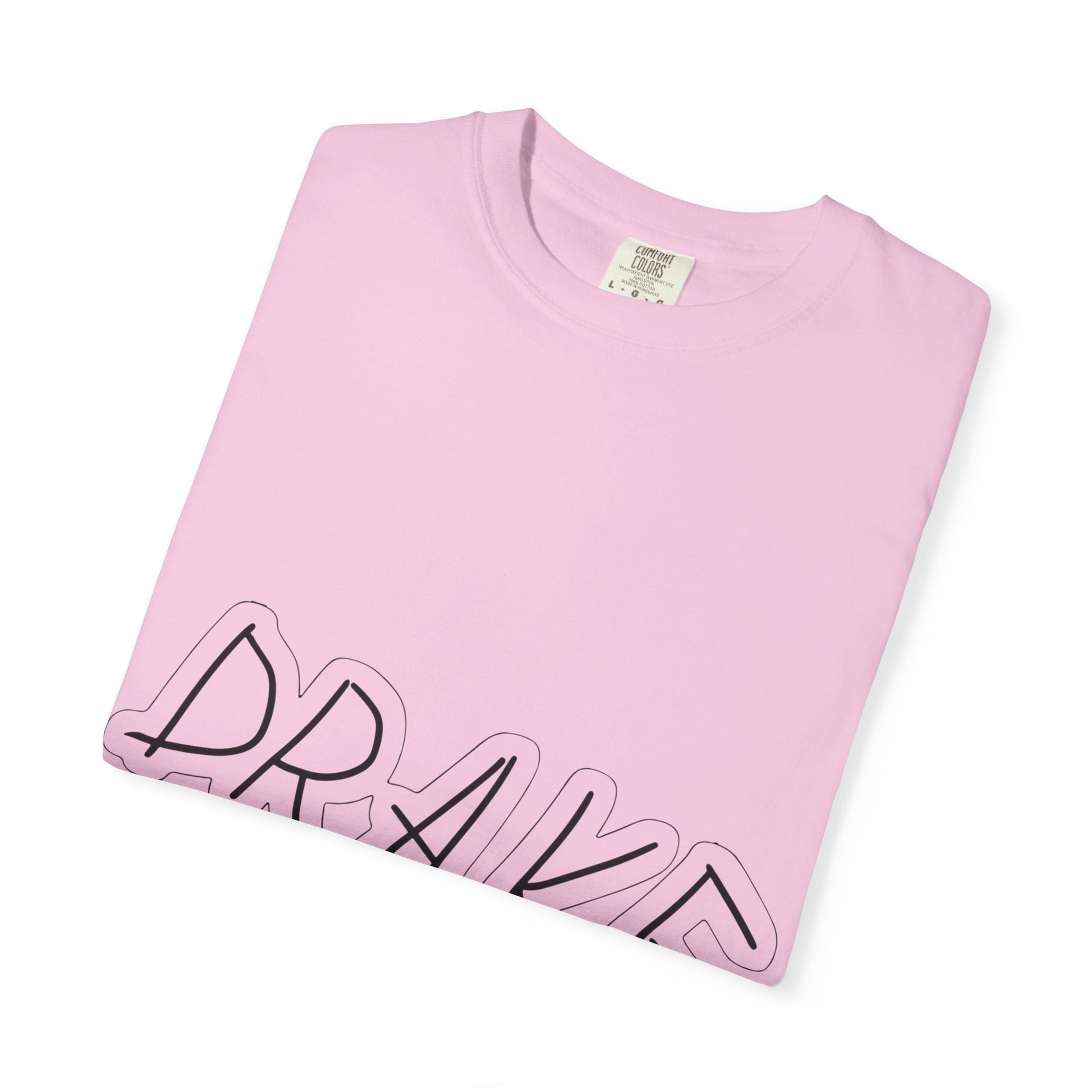 Dra-ke Graffiti Script Dyed Tshirt Printify