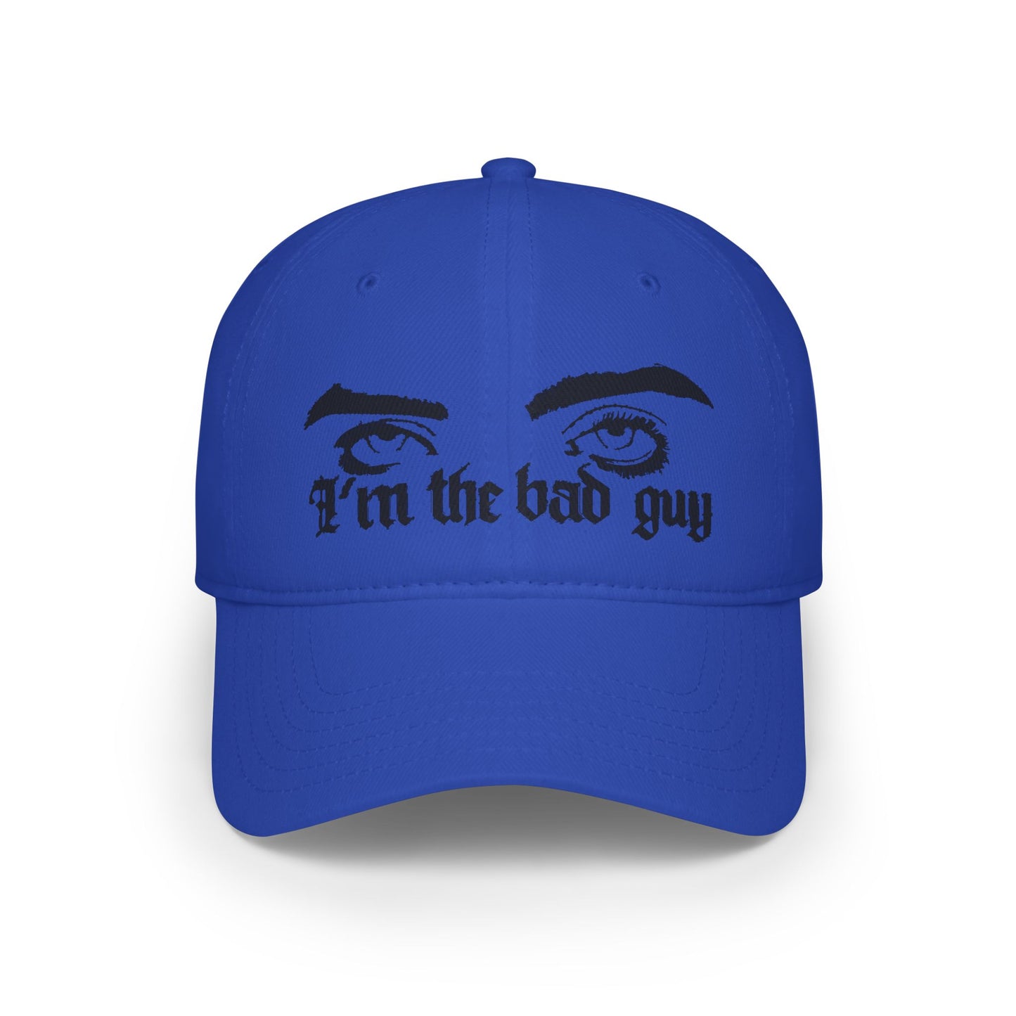 Billie Eilish Inspired Baseball Cap – Eyes & Shadows Gothic Edition Printify