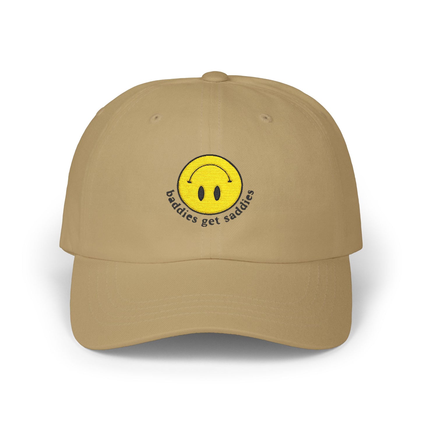 Yellow Smiley Classic Dad Cap - snazzymerch