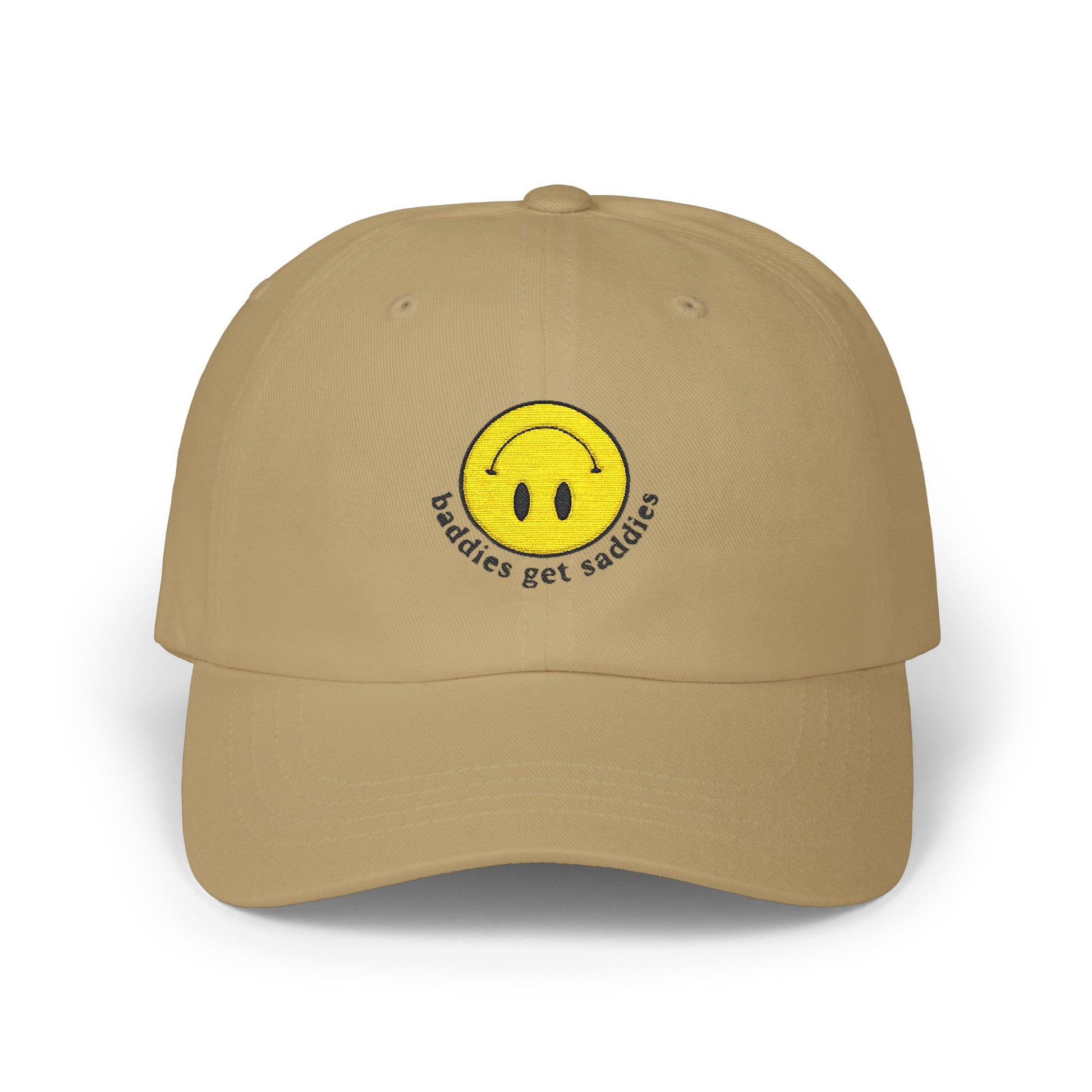 Yellow Smiley Classic Dad Cap - snazzymerch