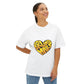 Loud Love Retro Heart Unisex Oversized Boxy Tee Printify