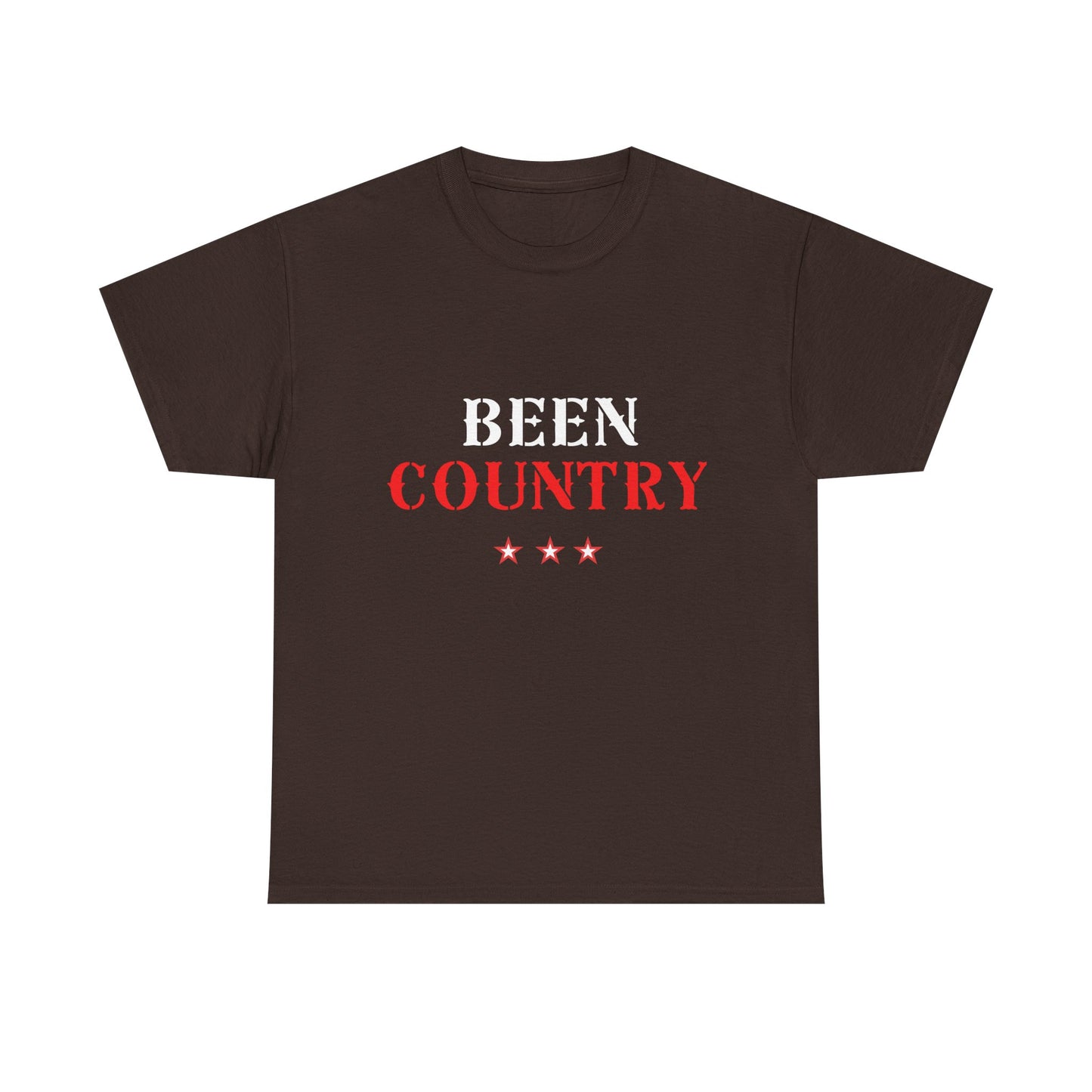 Red Country Western Star Unisex Heavy Cotton Tee - snazzymerch