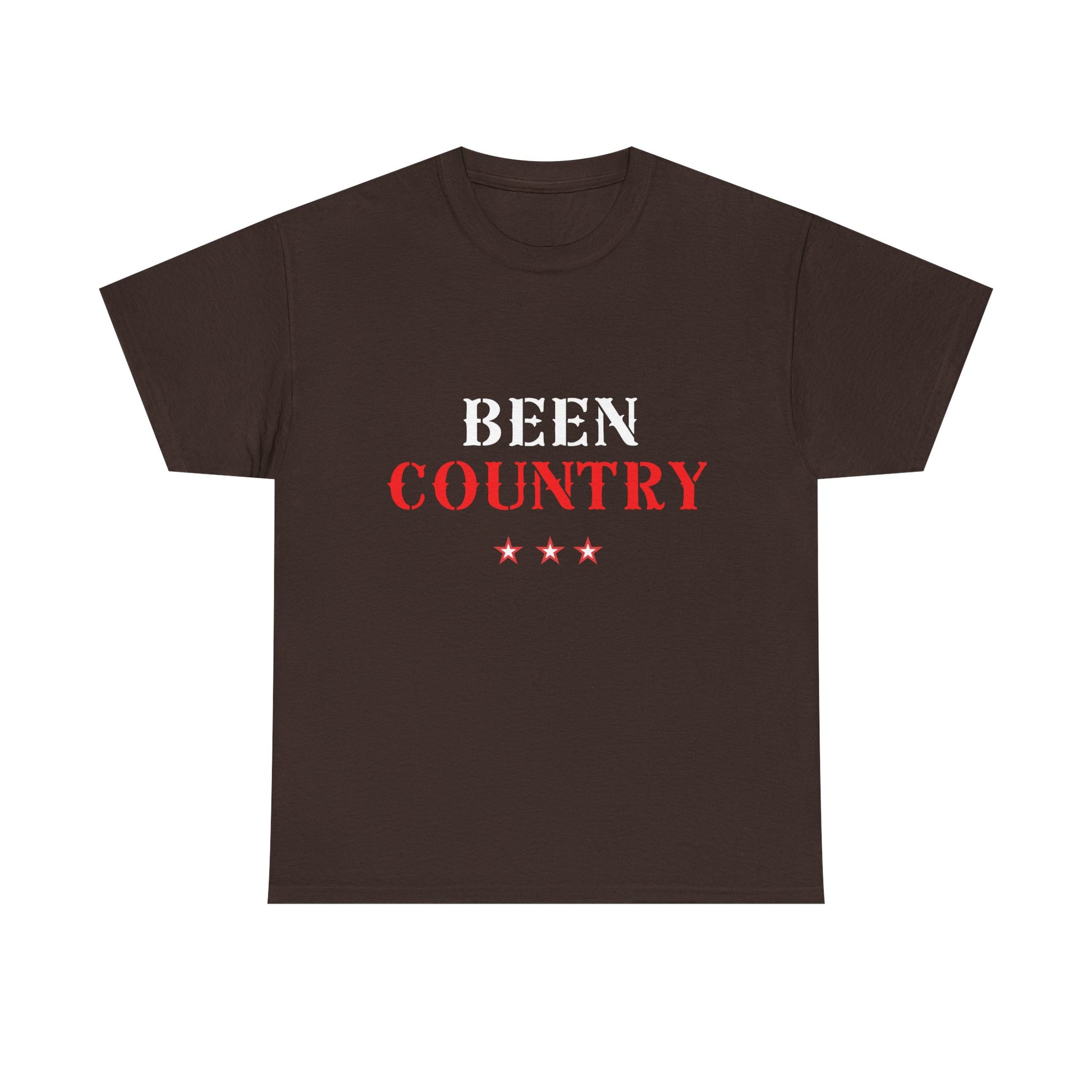 Red Country Western Star Unisex Heavy Cotton Tee - snazzymerch