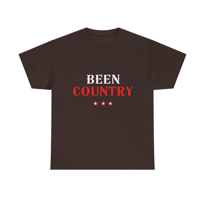 Red Country Western Star Unisex Heavy Cotton Tee - snazzymerch