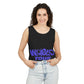 World Tour Bubble Letter-Dyed Tank Top Printify