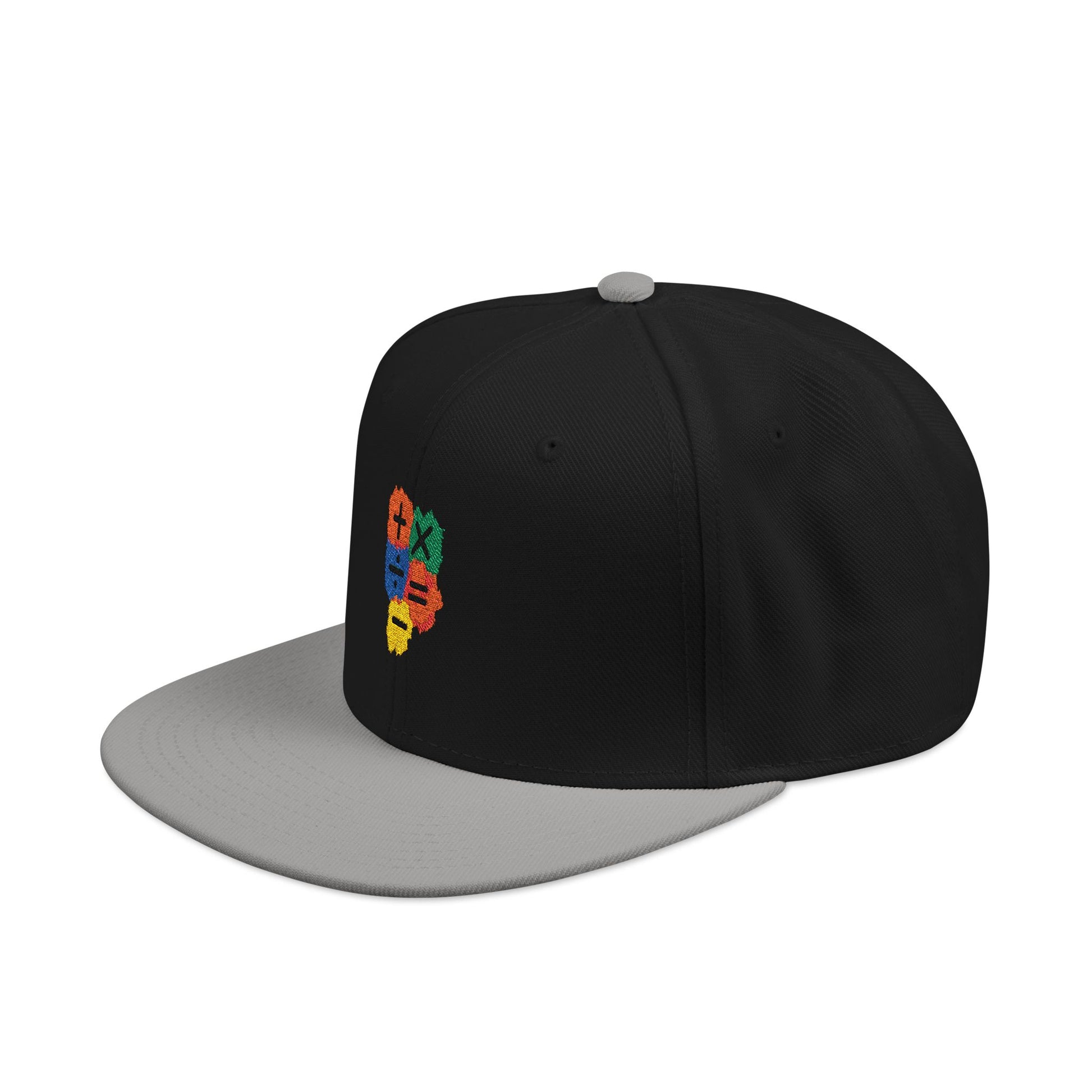 Orange Equals Symbol Snapback Cap Printify