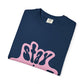 Retro Pink “Stay Weird” Typography Unisex Garment-Dyed T-shirt - snazzymerch