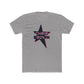 Star Outline Retro Unisex Cotton Tee - snazzymerch