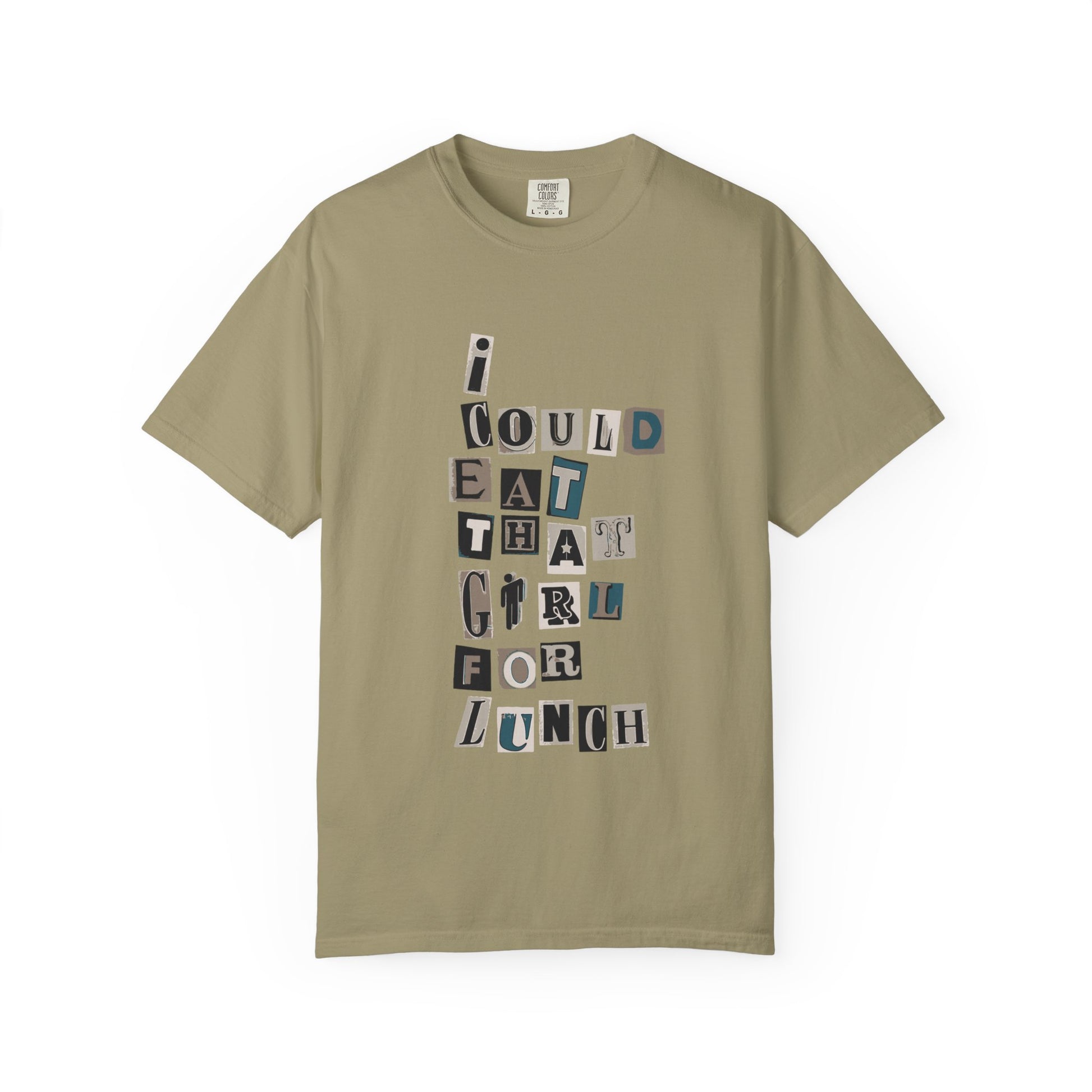 Billie Eilish Inspired Dyed T-shirt – Mixed Message Collage Edition Printify