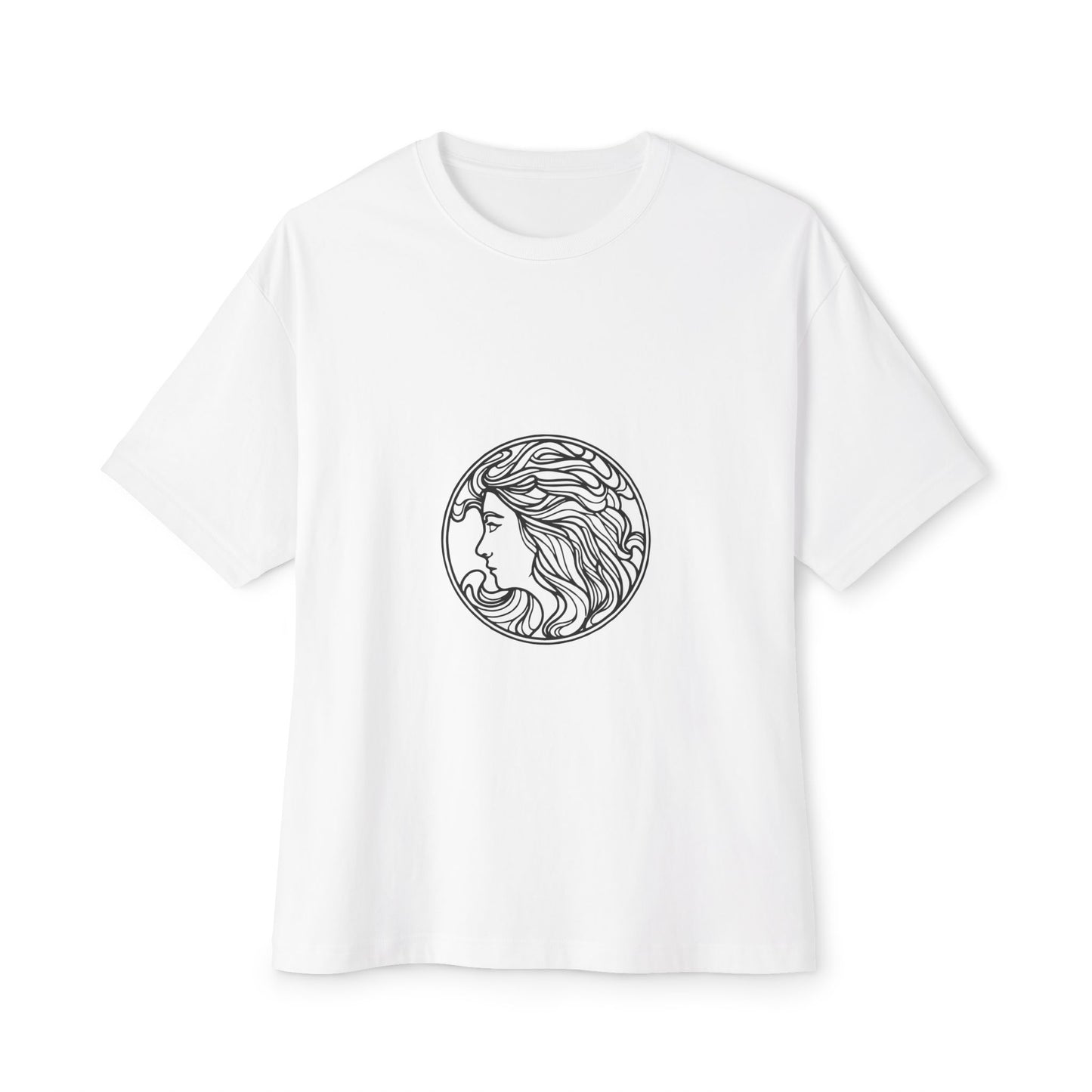 Muse Silhouette Unisex Oversized Boxy Tee - snazzymerch