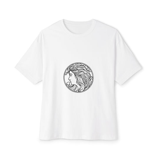 Muse Silhouette Unisex Oversized Boxy Tee - snazzymerch