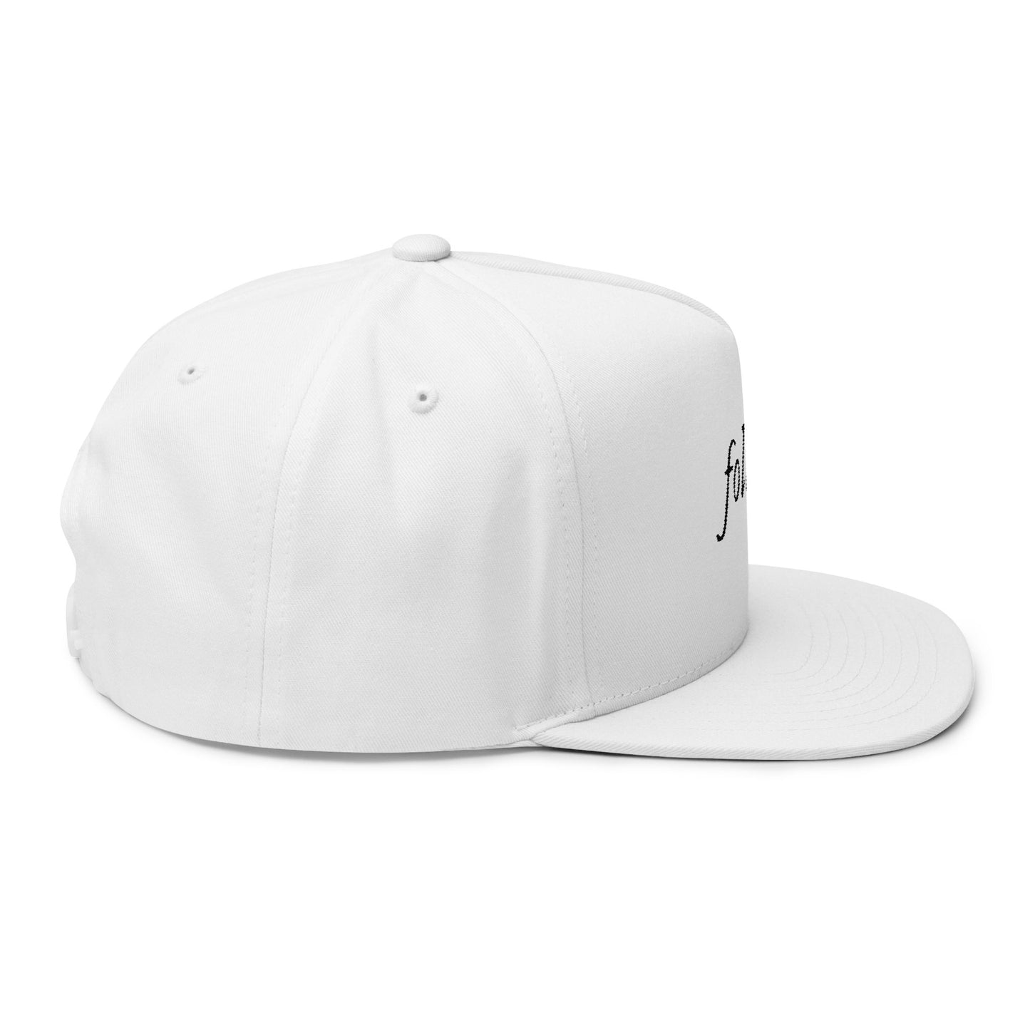 Cherry Lip Merch Flat bill cap - snazzymerch