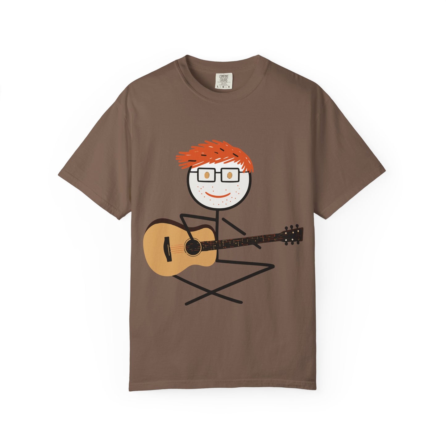 Ed Sheeran Guitar Dyed T-Shirt | Vintage Comfort