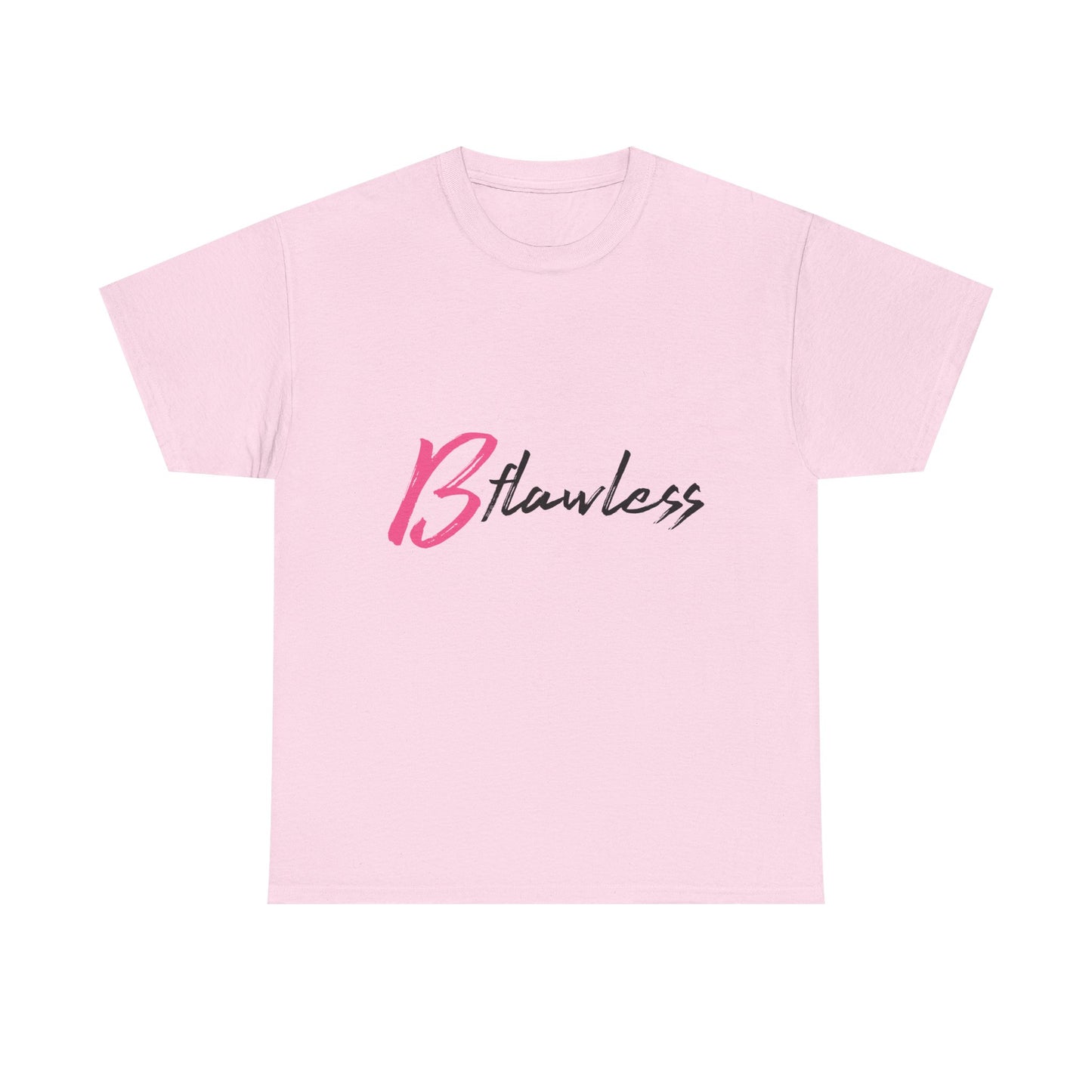 Bold Script “Be Flawless” Unisex Heavy Cotton Tee - snazzymerch