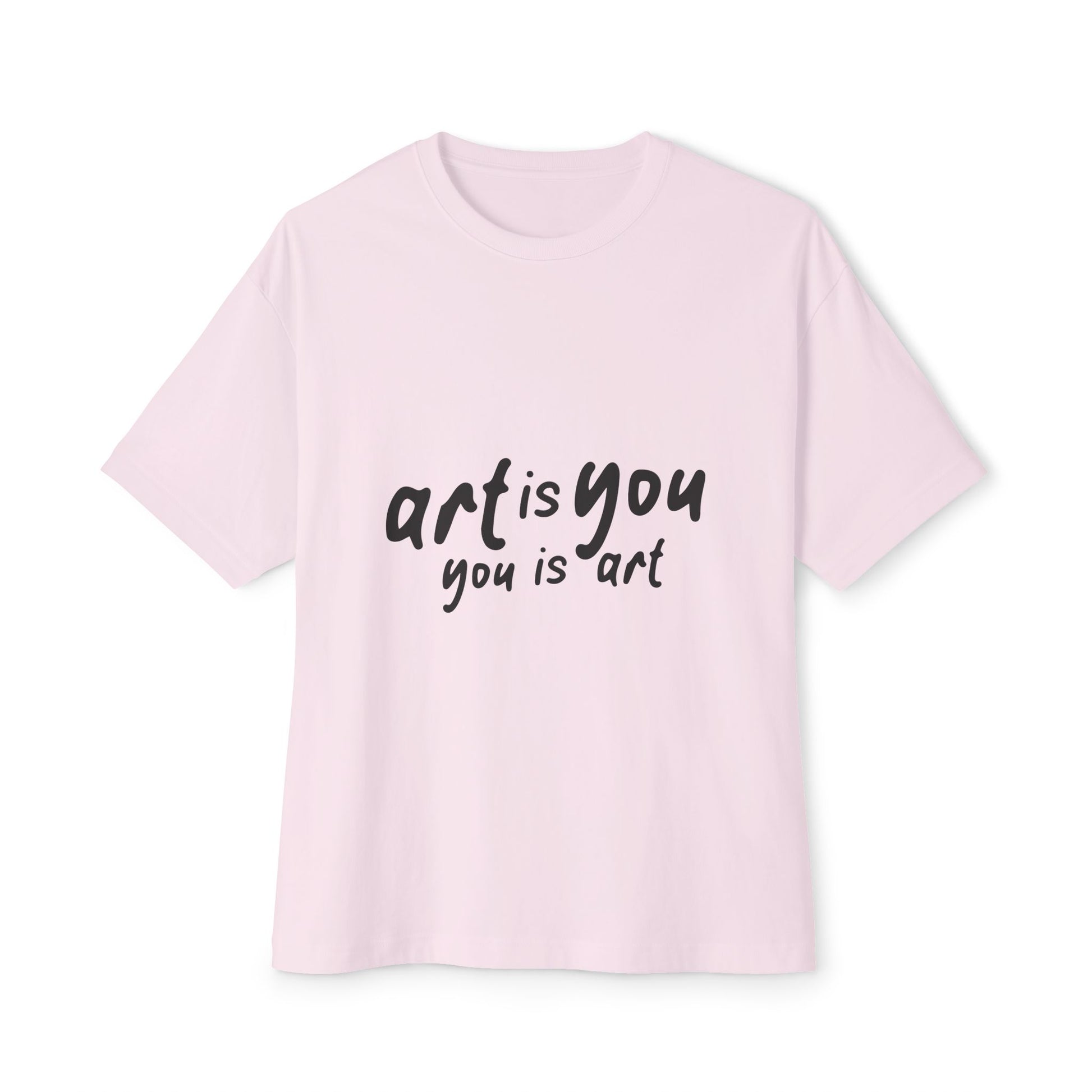 Red Scribble Heart Unisex Oversized Boxy Tee - snazzymerch