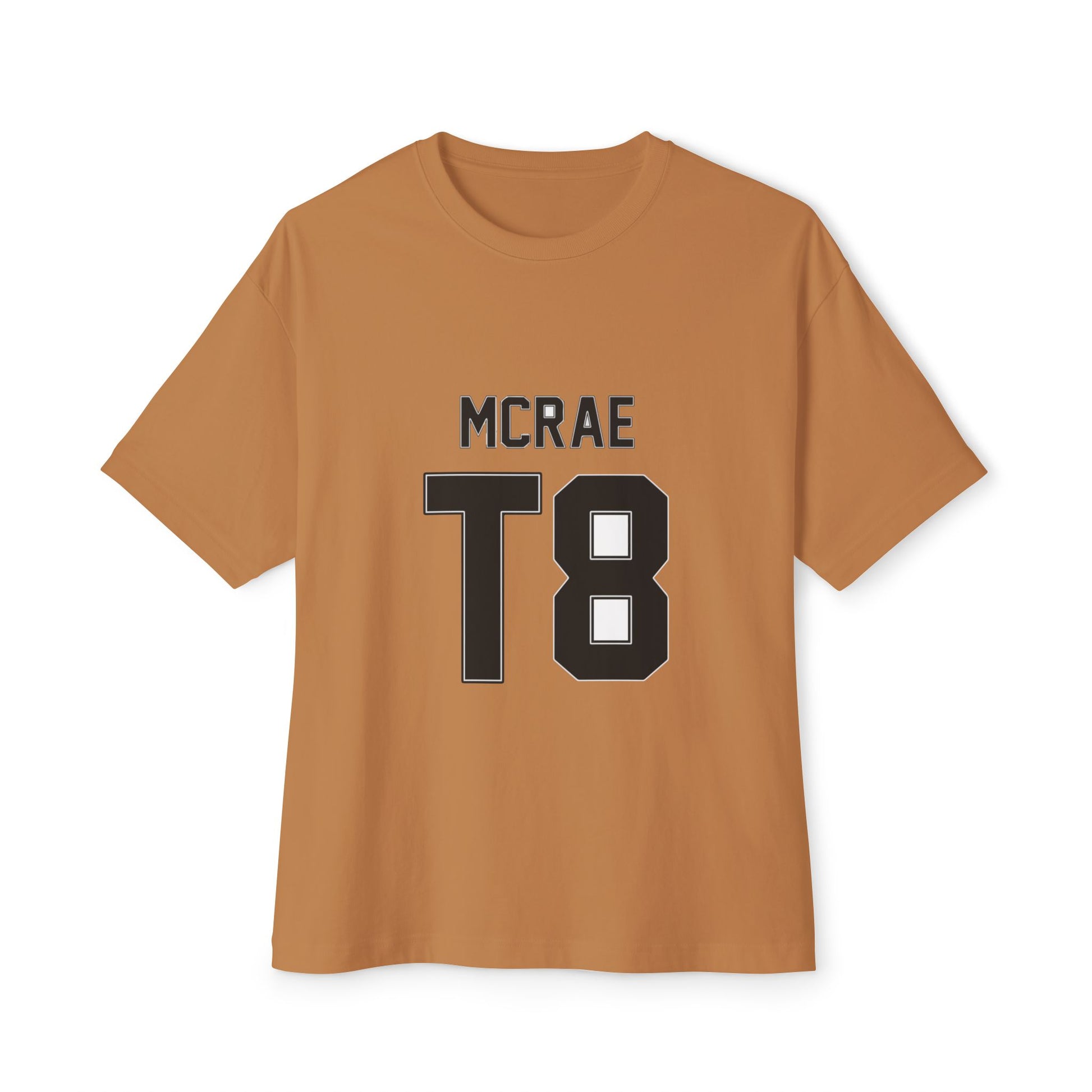 Minimal Bold Number Unisex Oversized Boxy Tee - snazzymerch