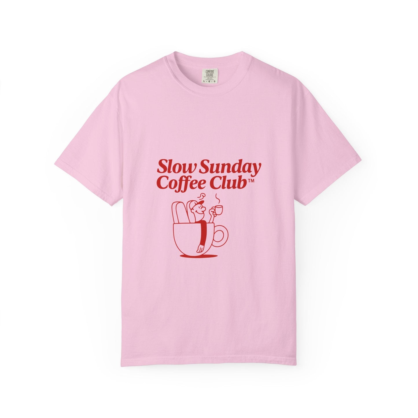 Unisex Garment-Dyed T-shirt – Snazzy Coffe Club Edition Printify