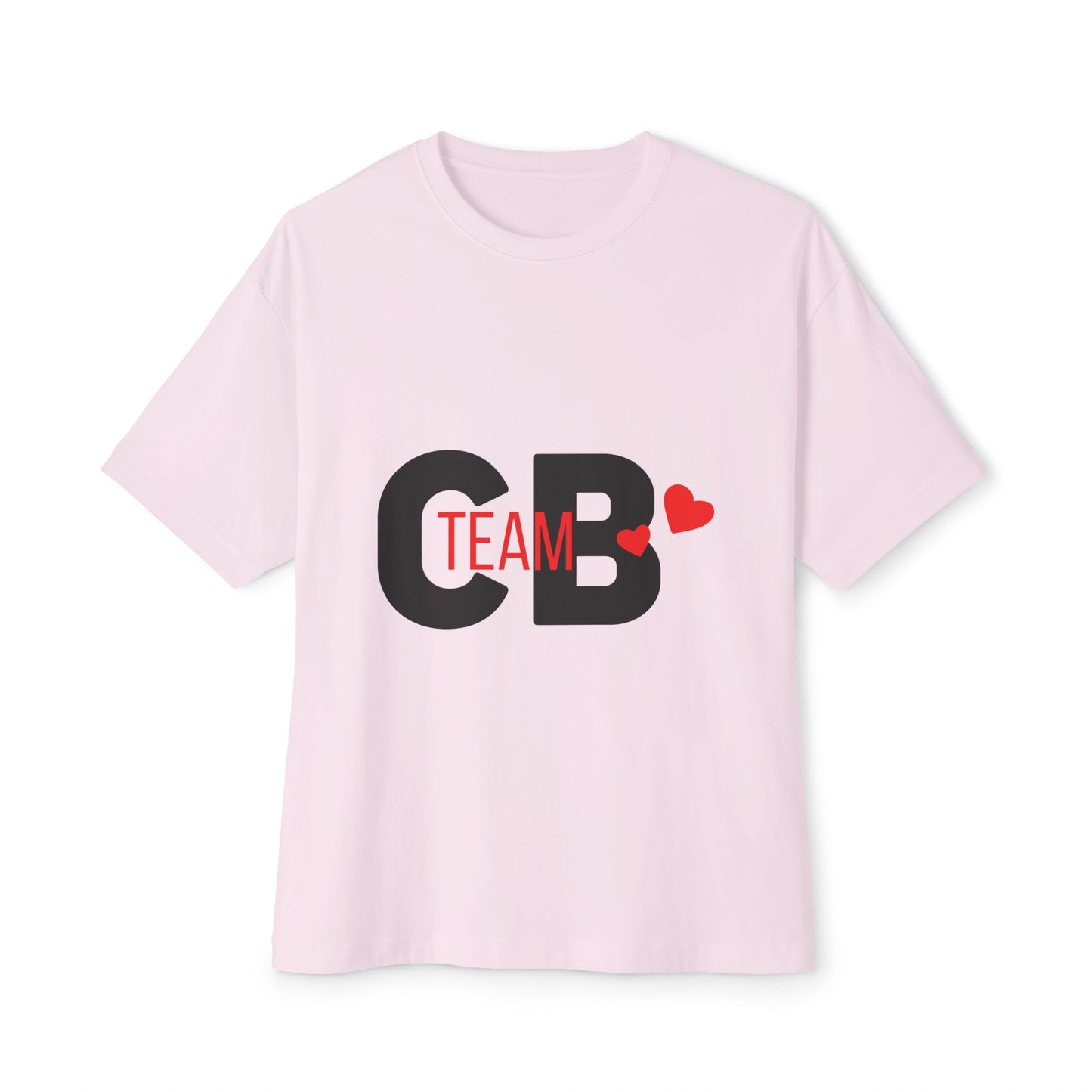 Heart Team Unisex oversized Boxy Tee - snazzymerch