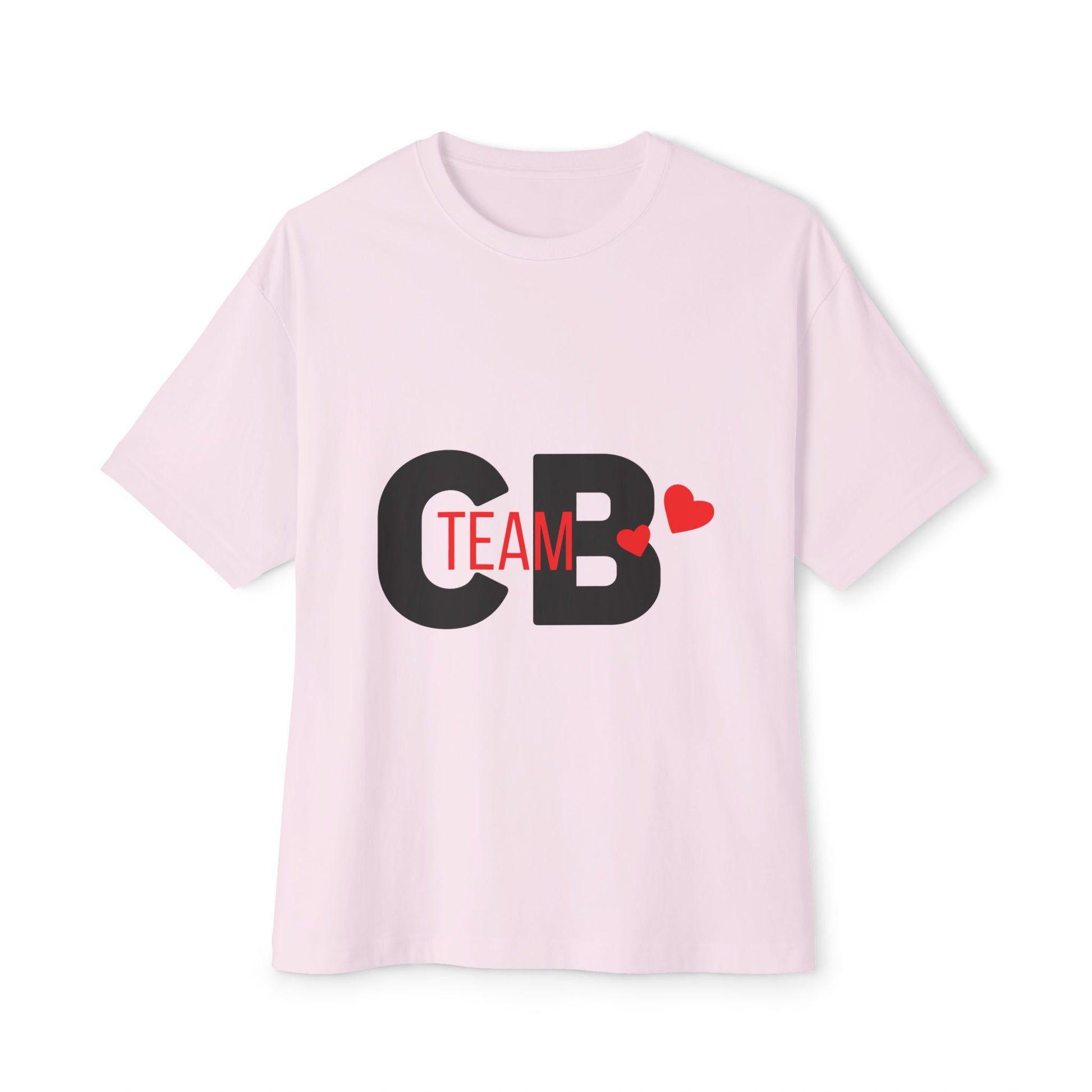 Heart Team Unisex oversized Boxy Tee - snazzymerch