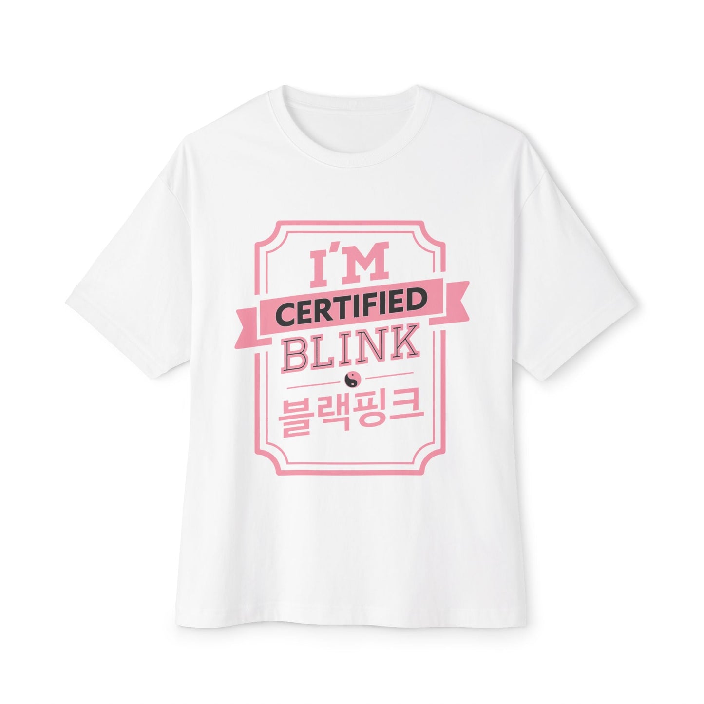 Certified BLINK Badge – Oversized Boxy Tee Printify