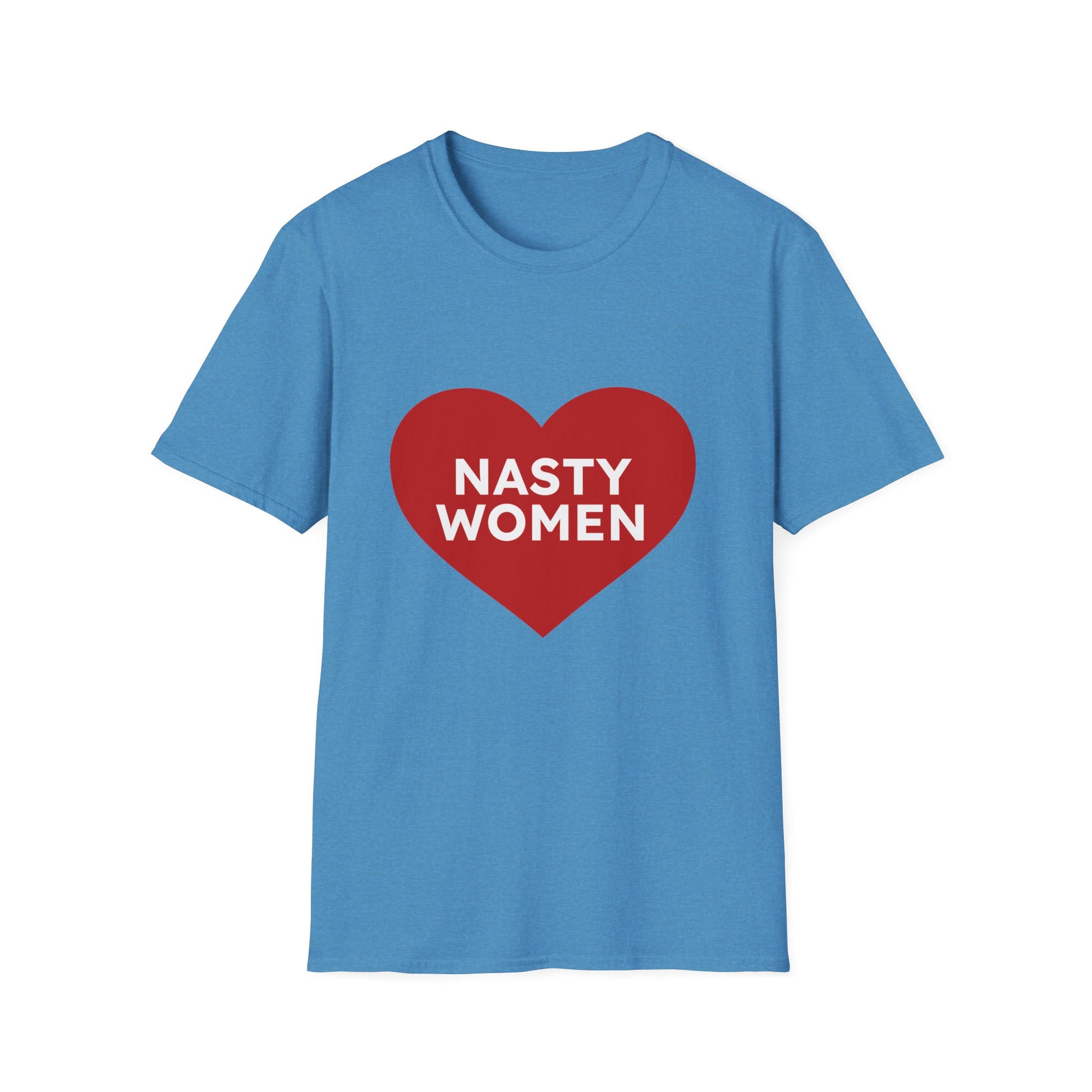 Nasty Women Heart - Unisex Softstyle T-shirt Printify