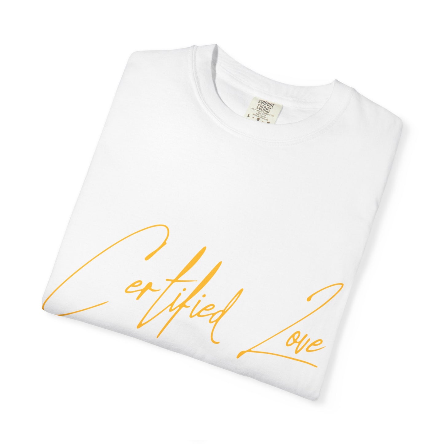 Certified Lover Boy Script Dyed Tshirt Printify