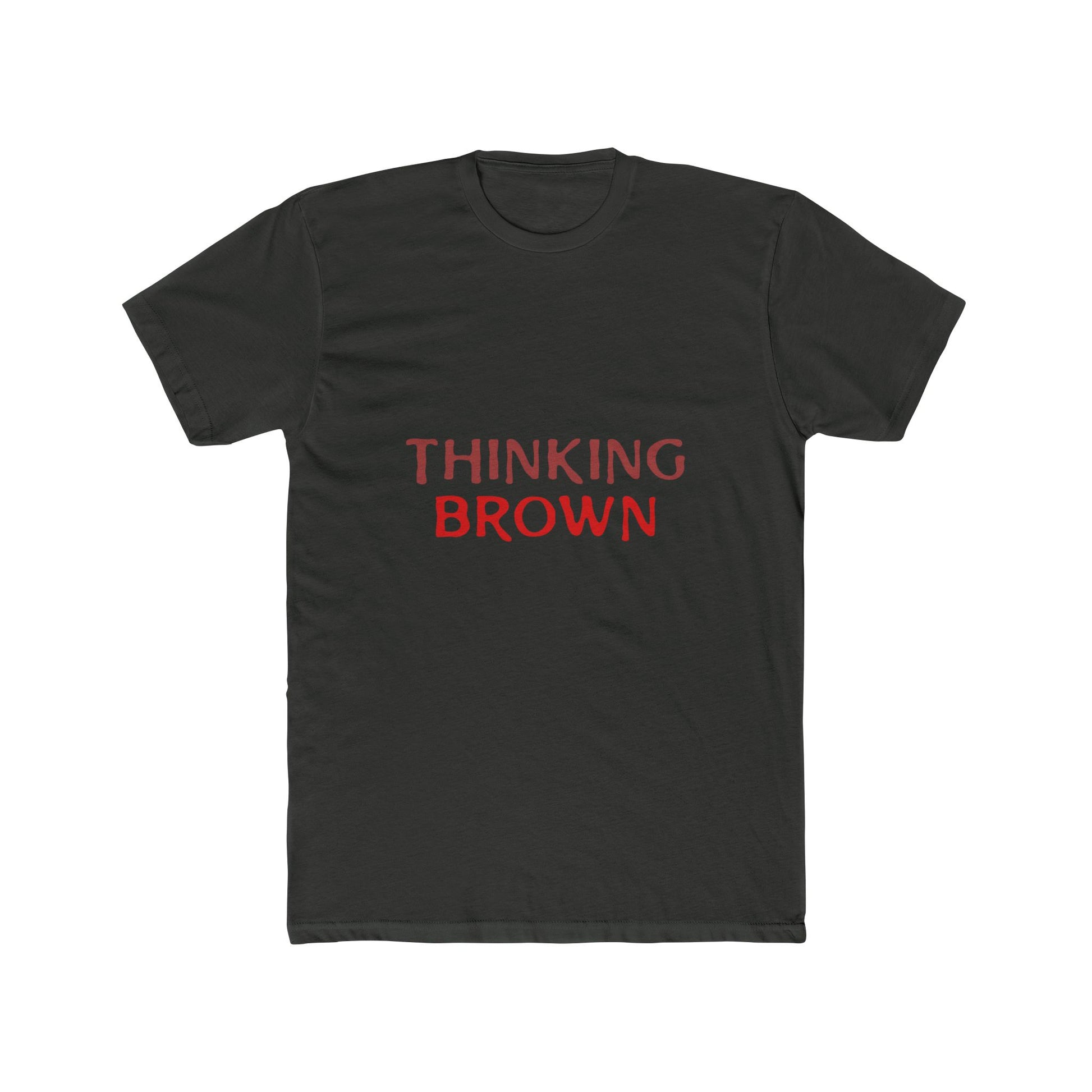 Thinking Bold Text Unisex Cotton Tee - snazzymerch