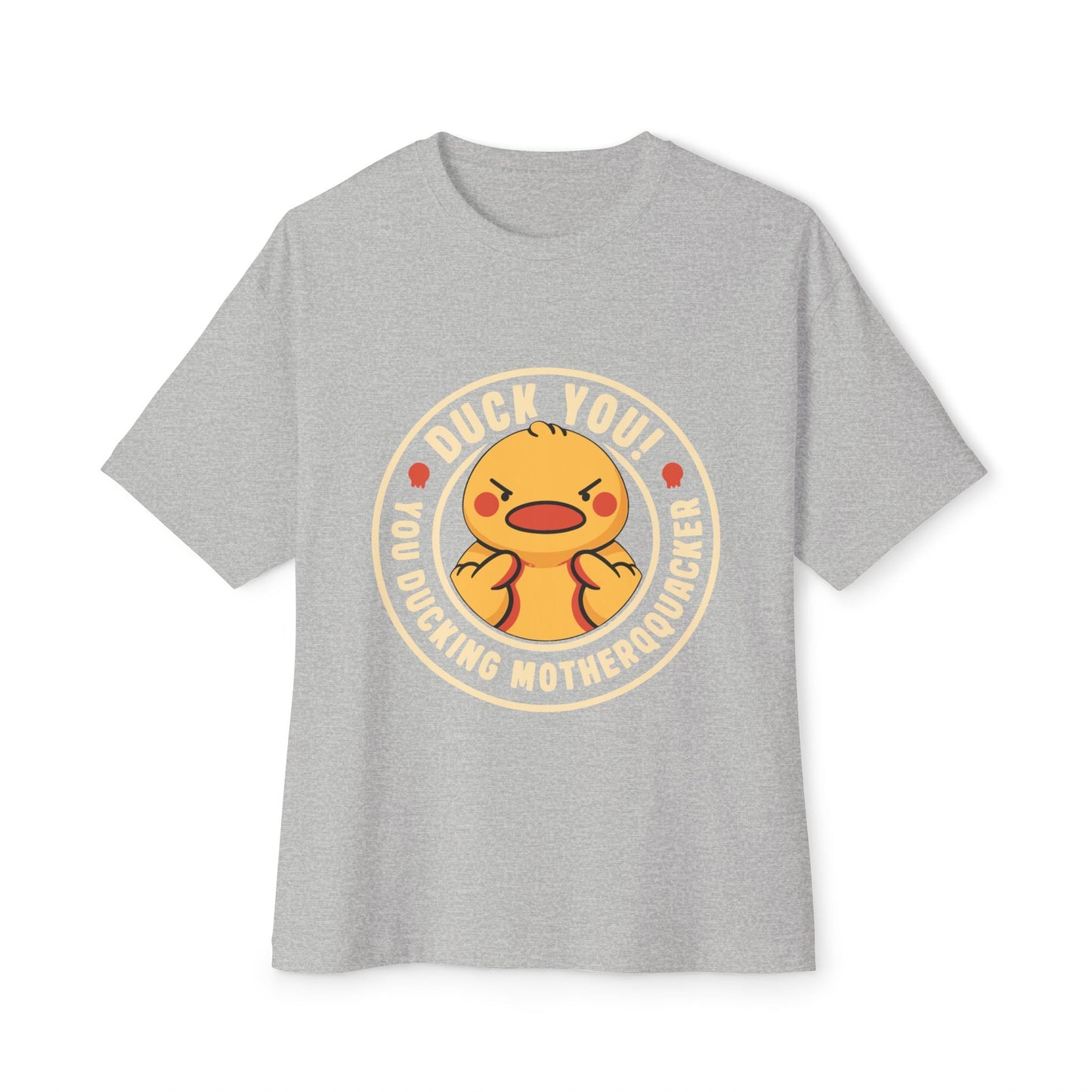 Oversized boxy Tee – Snazzy Duck Edition Printify