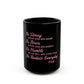 Beautiful Script Black Mug (11oz, 15oz) - snazzymerch
