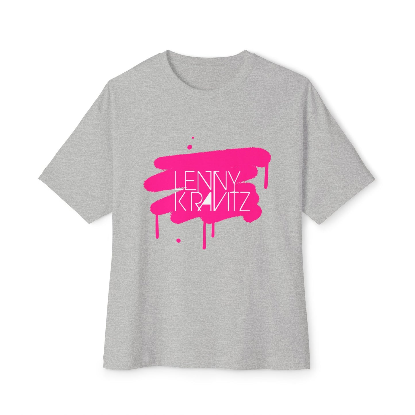 Electric Graffiti Drip Unisex Oversized Boxy tee Printify