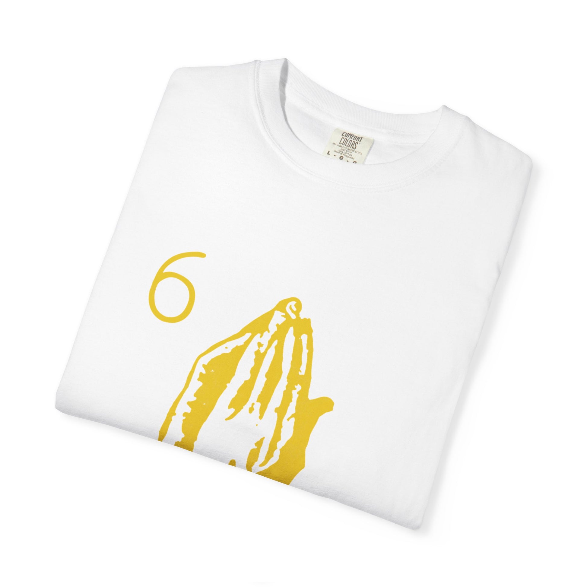 6 God Prayer Hands Dyed Tshirt Printify