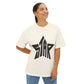 Electric Heartbeat Unisex Oversized Boxy Tee - snazzymerch