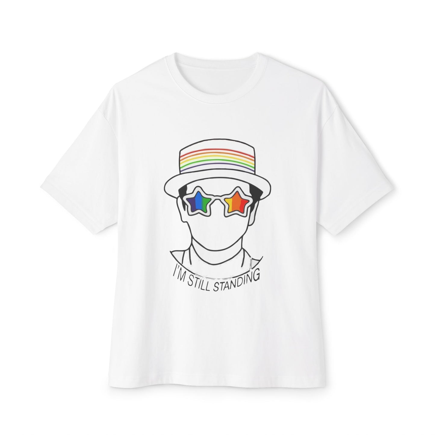 I’m Still Standing Unisex Oversized Boxy Tee - snazzymerch