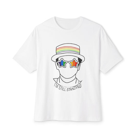 I’m Still Standing Unisex Oversized Boxy Tee - snazzymerch
