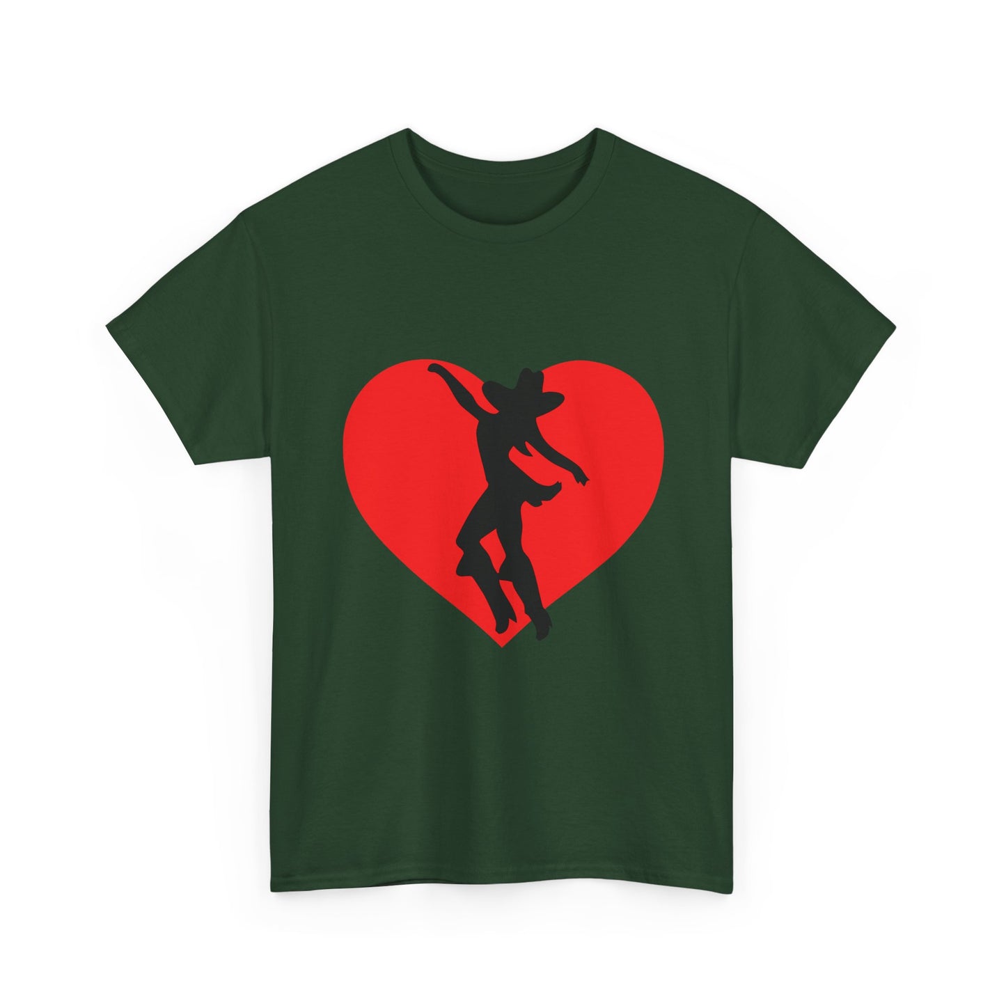 Heart & Cowgirl Unisex Heavy Cotton Tee - snazzymerch