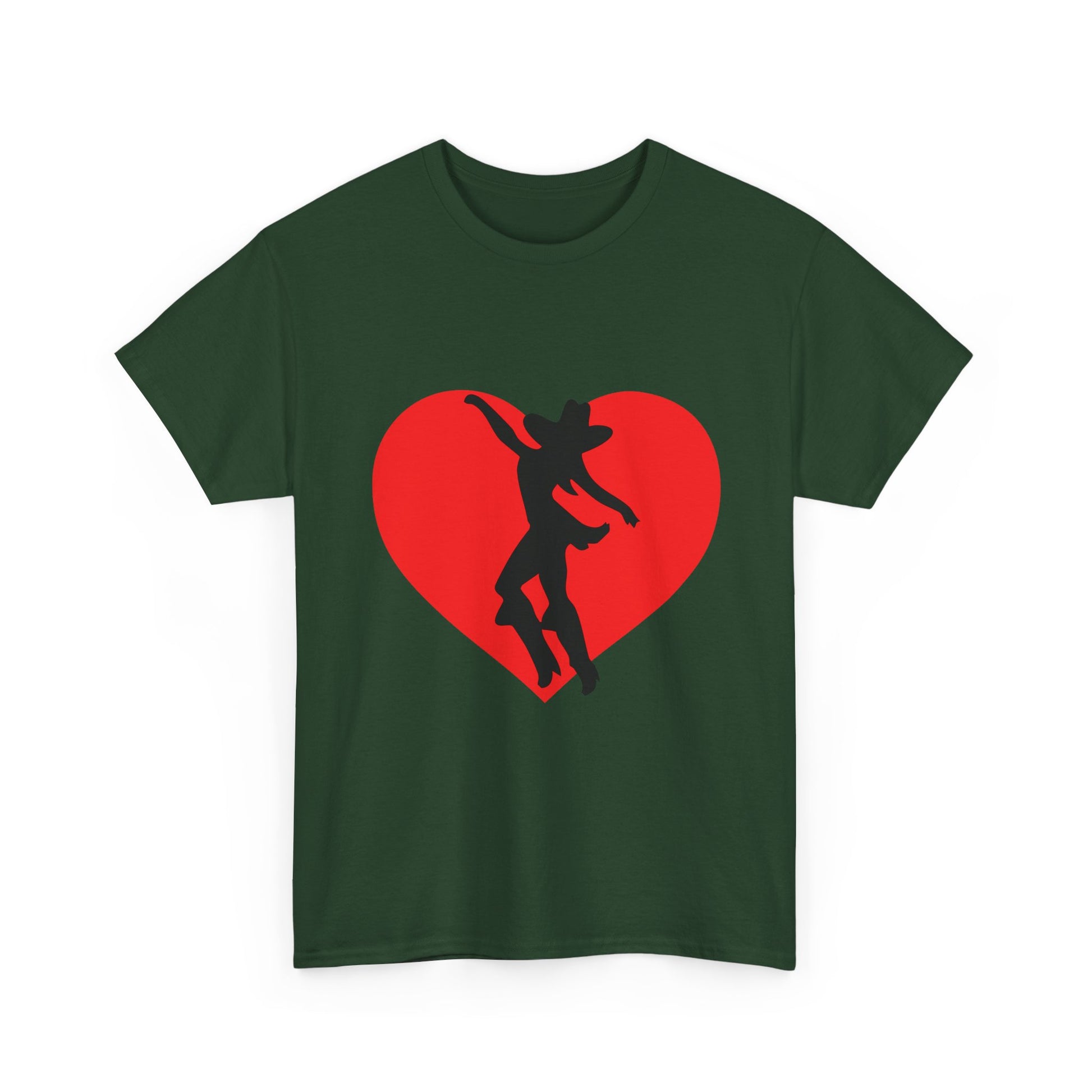 Heart & Cowgirl Unisex Heavy Cotton Tee - snazzymerch