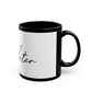 Retro Bold Black Mug (11oz, 15oz) - snazzymerch