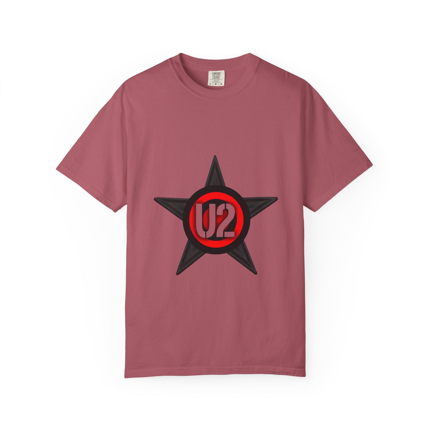 Retro Star Emblem Unisex Garment-Dyed T-shirt - snazzymerch