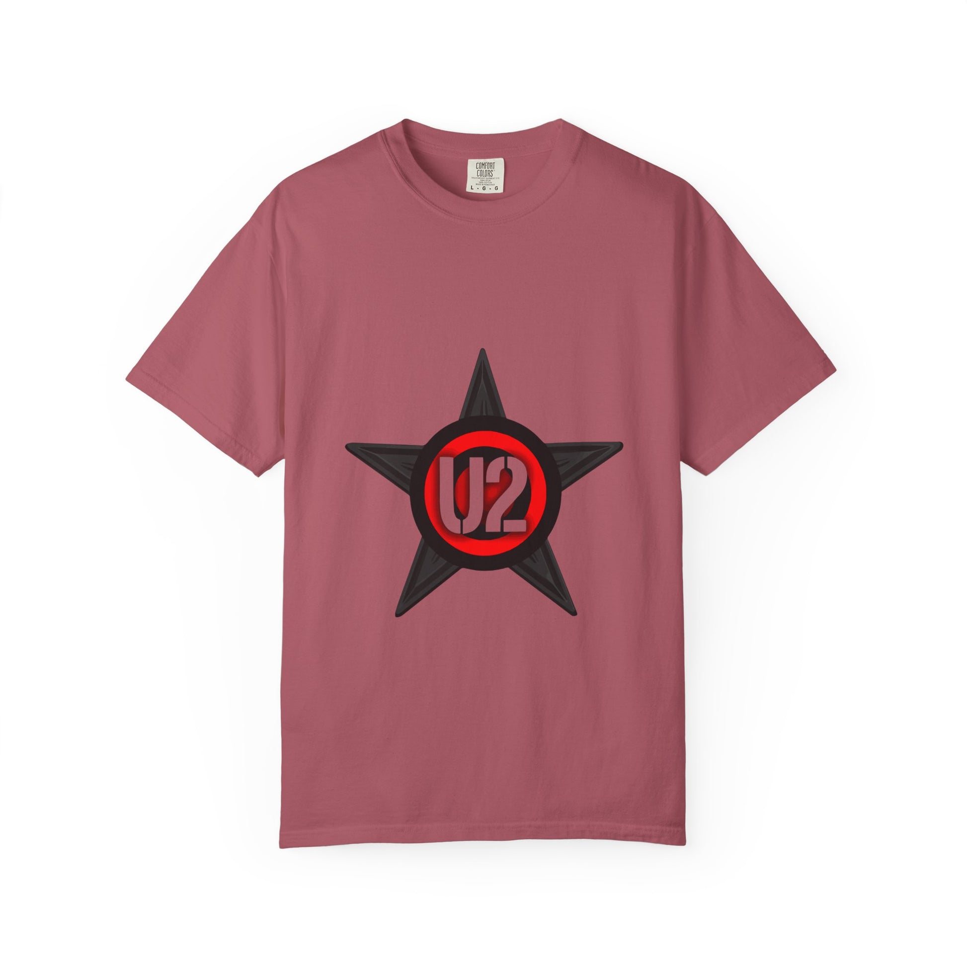 Retro Star Emblem Unisex Garment-Dyed T-shirt - snazzymerch