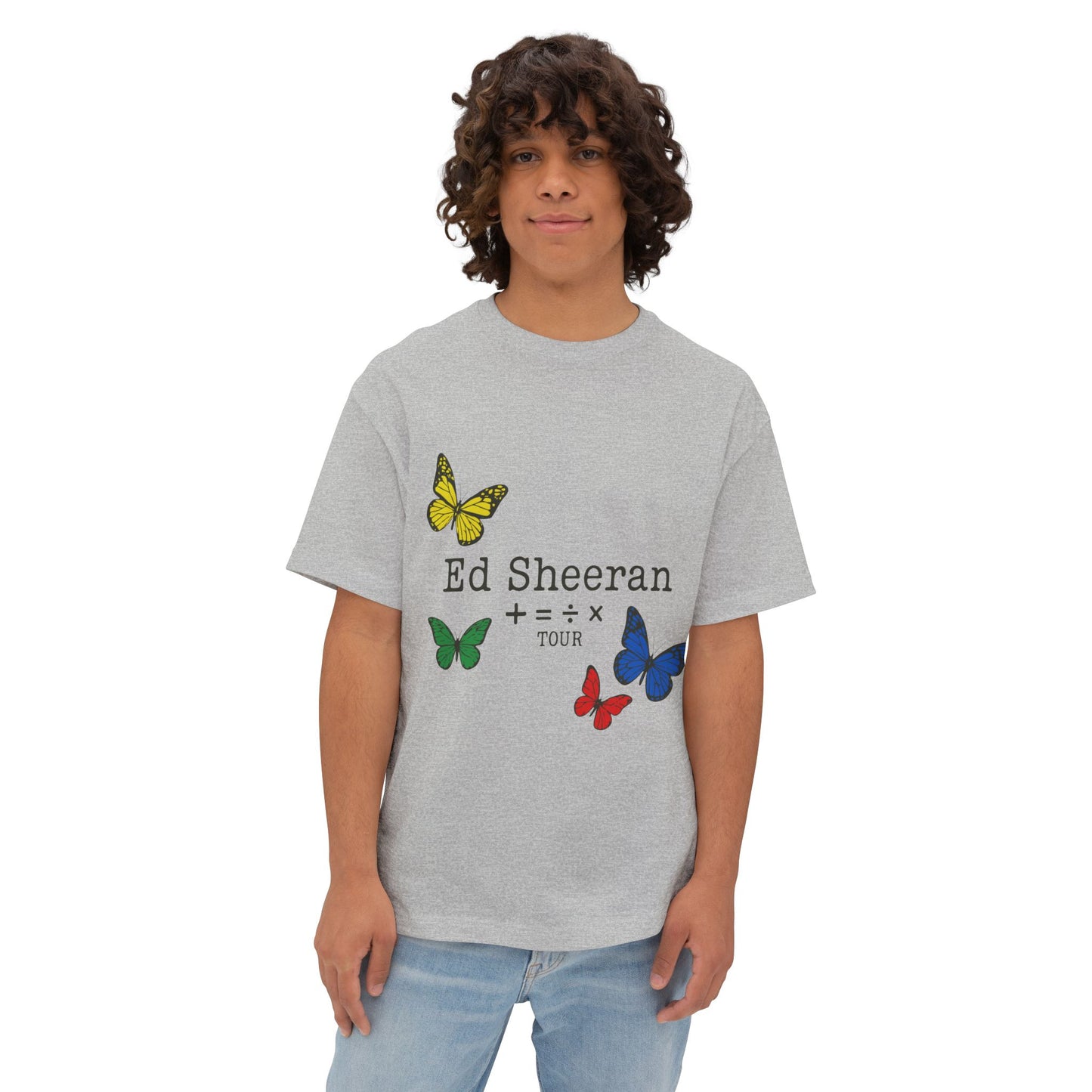 Ed Sheeran Butterfly Boxy Tee | Oversized Fit