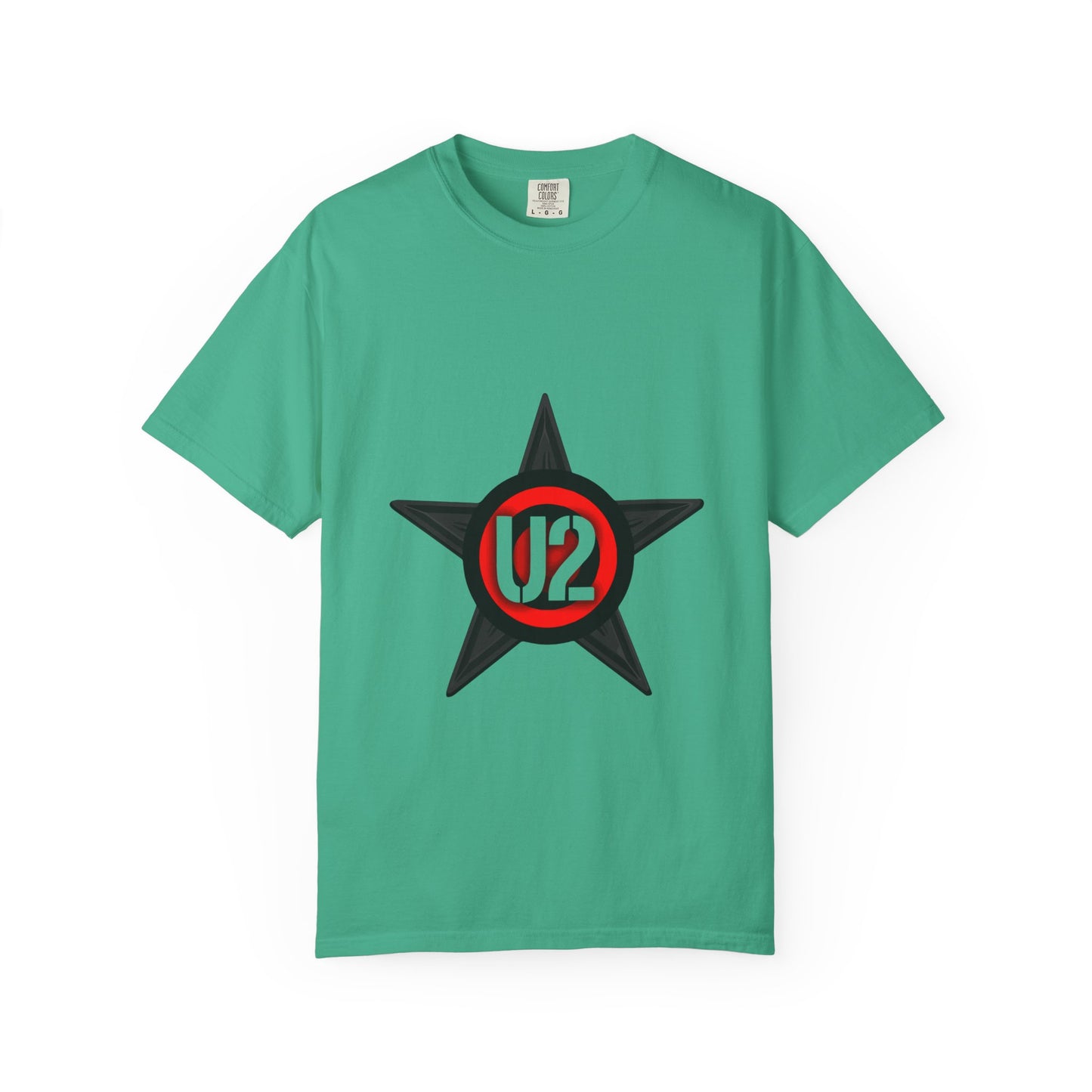 Retro Star Emblem Unisex Garment-Dyed T-shirt - snazzymerch