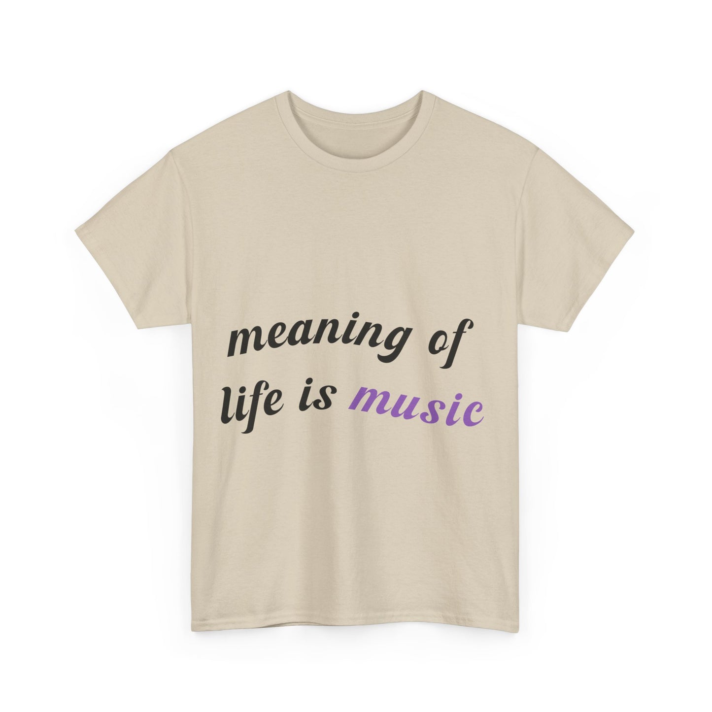 Feel the Music Vibe Unisex Heavy cotton tee Printify