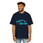 Hopes & Dreams Star Men's Heavy Oversized Tee - snazzymerch