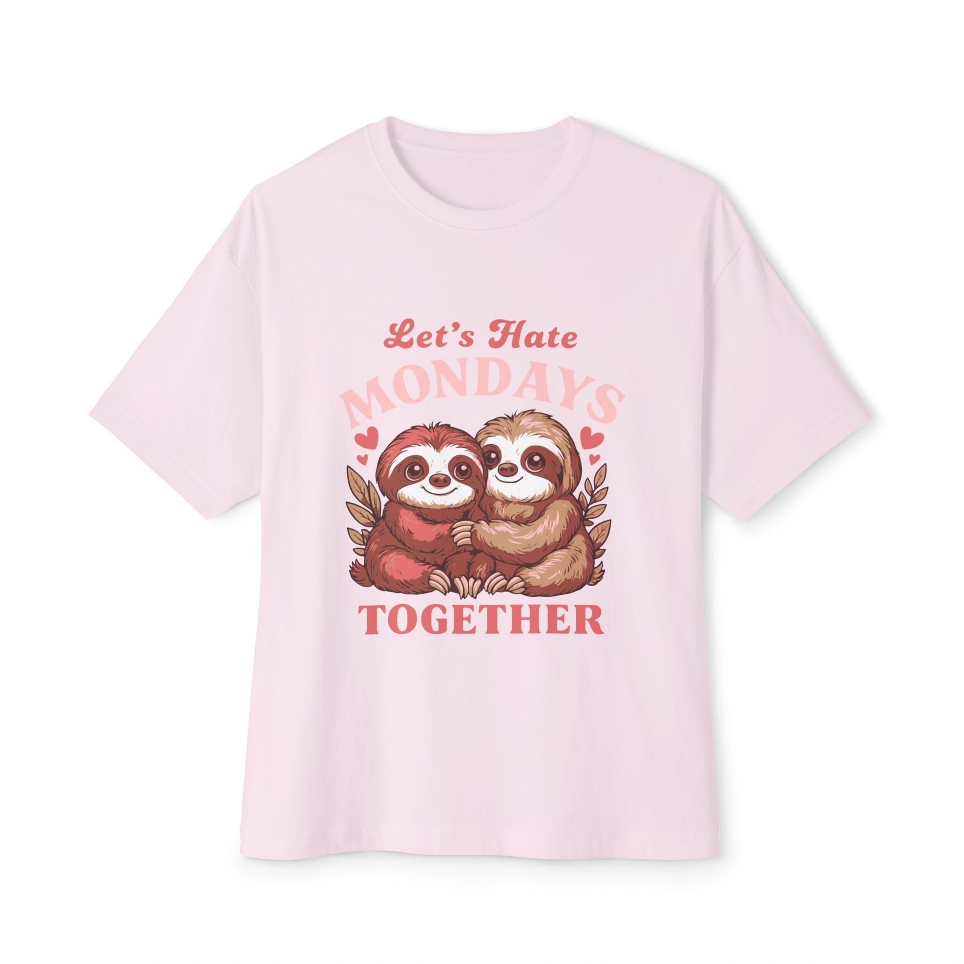 Oversized boxy Tee – Snazzy Lets hate Monday Edition Printify