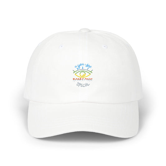 Vibrant Eye and Text Classic dad cap Printify