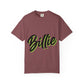 Billie Eilish Inspired Dyed T-shirt – Electric Script Vibes Edition Printify