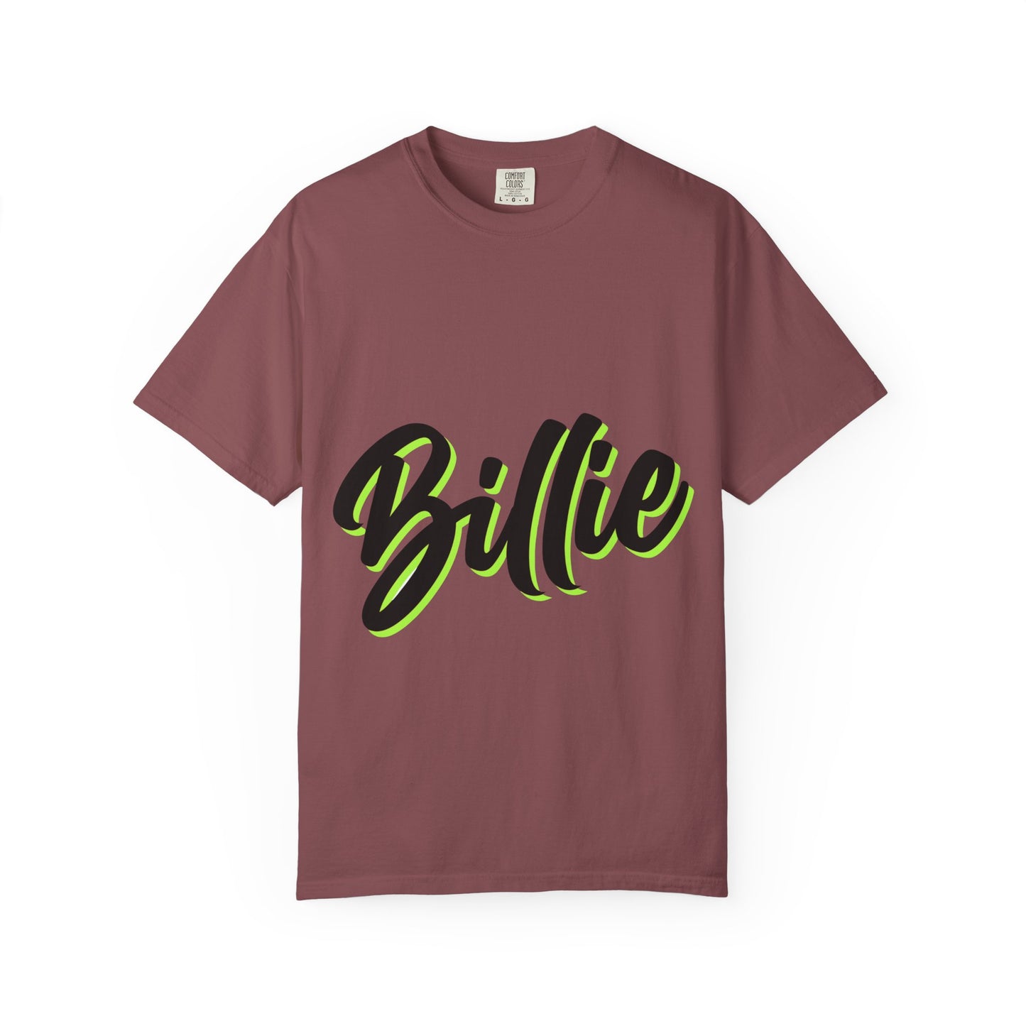 Billie Eilish Inspired Dyed T-shirt – Electric Script Vibes Edition Printify