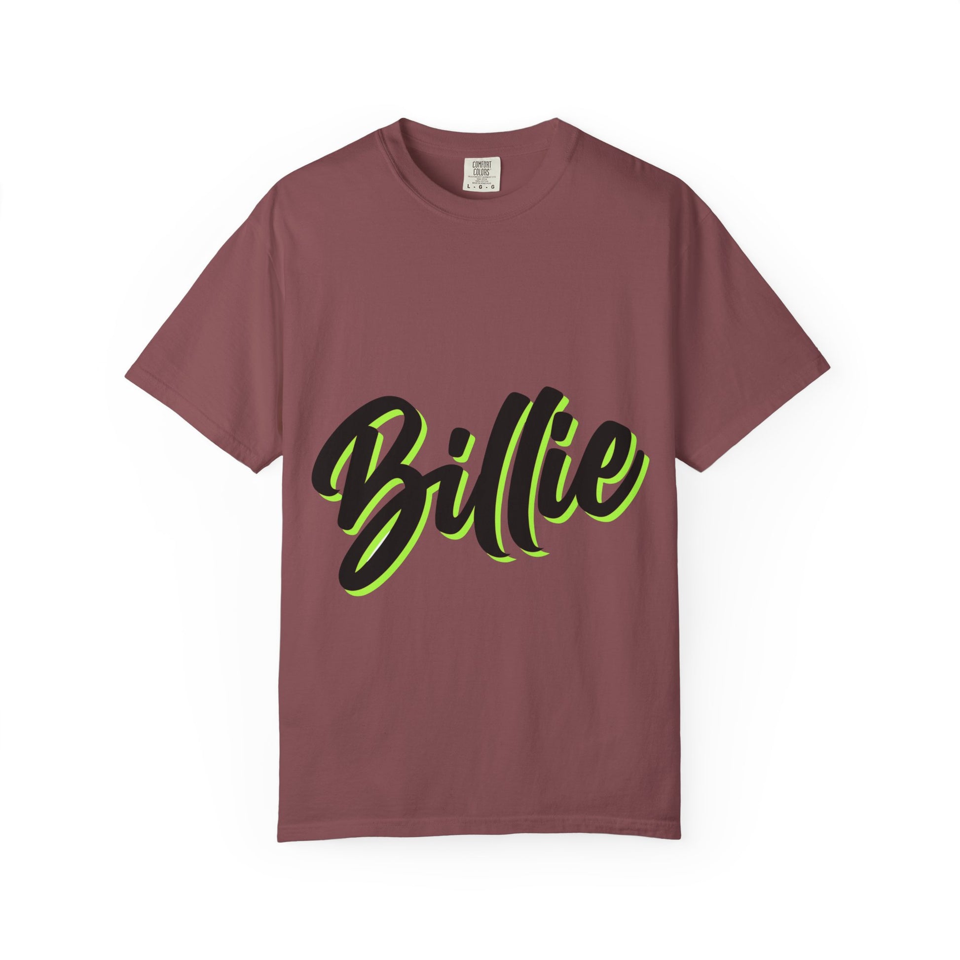Billie Eilish Inspired Dyed T-shirt – Electric Script Vibes Edition Printify