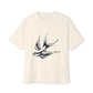 Flight Marked Unisex Oversized Boxy Tee Printify