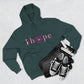 Pink Hope Smile Three-Panel Fleece Hoodie - snazzymerch